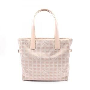 CHANEL Pink Leather Tote Bag